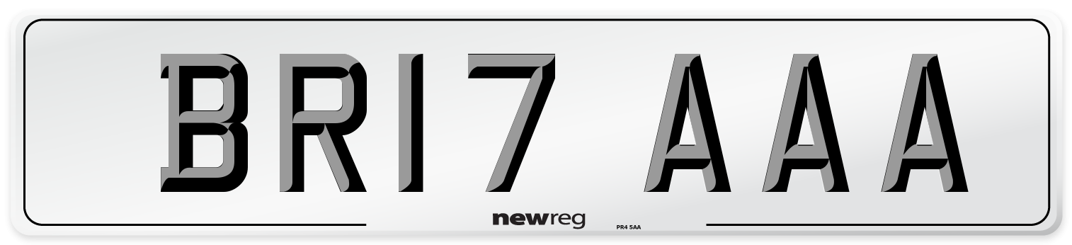 BR17 AAA Number Plate from New Reg